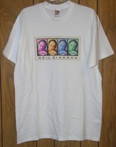Neil Diamond Concert Tour T Shirt Rainbow Graphics Vintage Size X-Large - £131.58 GBP