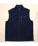 Polo Ralph Lauren Performance Navy Blue Fleece Full Zip Vest - Mens&#39; Siz... - $760.62 MXN