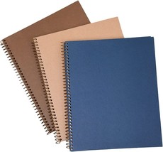 Mintra 100% Recycled Notebooks, Plain Cover, Letter Size, 8 1/2 X 11 In., 3 Pk. - £33.16 GBP