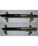 Parker 45 black stainless steel cap gold trim set fountain pen ballpoint... - $148.17 CAD