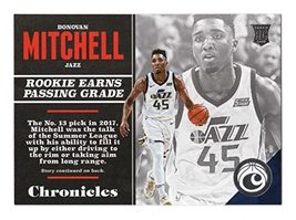 Donovan Mitchell 2018 Panini Chronicles Basketball OFFICIAL ROOKIE Rare Utah Jaz - £43.15 GBP
