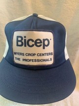 Vintage Bicep Myers Crop Centers The Professionals Mesh Hat Trucker Farm - $150.34 MXN