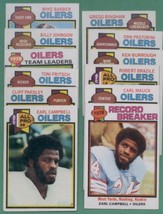 1979 Topps Houston Oilers Football Set - £23.88 GBP