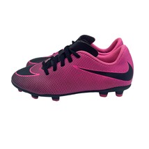 Nike Bravata II FG Soccer Cleats Pink Black Youth Girls 3 - $24.74