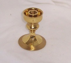 Partylite Heavy Brass Taper Holder 4.5&quot; tall Classic - $13.81