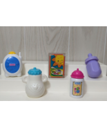 Fisher Price doll accessories Little Mommy bottle baby monitor fruit rin... - $20.78