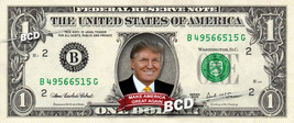 Donald Trump Make America Great Again On Real Dollar Bill Cash Money Collectible - £7.09 GBP