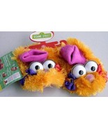 Baby Slippers Sesame Street Face Sz 5 Toddler 12 - 18 mo Booties NWT - £7.02 GBP
