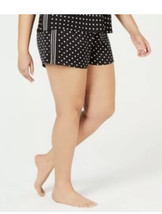 INC International Concepts Black Dot Satin Tuxedo Stripe Pajama Shorts ,Size:XL - £10.16 GBP