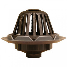 Jones Stephens 3&quot; Roof Drain with Cast Iron Dome PVC - £60.49 GBP