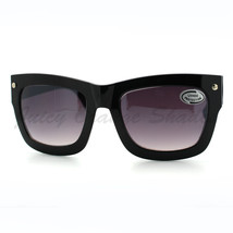 Oversized Square Sunglasses Thick Frame Celebrity Fashion - £8.80 GBP