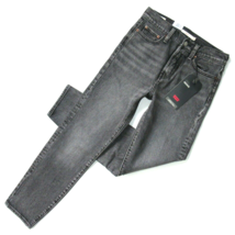 NWT Levi&#39;s Wedgie in Better Weatherhead Black Gray High Rise Tapered Jeans 26 - £40.56 GBP