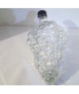  Clear Glass Grape Shaped Bottle Oil Vinegar Wine Server Decanter Bottle - $12.00
