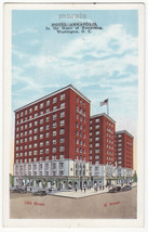 Washington DC, Hotel Annapolis, 12th and H Street c1920s unused vintage postcard - £2.74 GBP