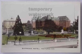 Canada, Victoria Bc, Empress Hotel, c1930s Vintage Real Photo Postcard Rppc - £2.93 GBP
