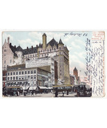 NEWARK NJ ~Broad and Market Streets Intersection c1906 antique vintage p... - £2.63 GBP