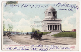 New York City Ny, Grant&#39;s Tomb Riverside Drive, 1901 Antique Vintage Postcard - £3.51 GBP