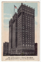 NEW YORK CITY The Vanderbilt Hotel c1910s Valentine Souvenir Co vintage postcard - £2.78 GBP