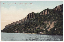 Palisades opposite Yonkers, Hudson River NY, Scenic c1910s vintage postcard - £2.96 GBP