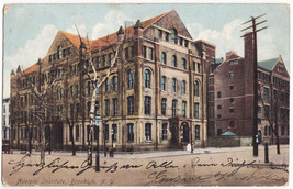 Brooklyn NY, Adelphi Institute, c1908 UDB vintage antique postcard - £4.71 GBP