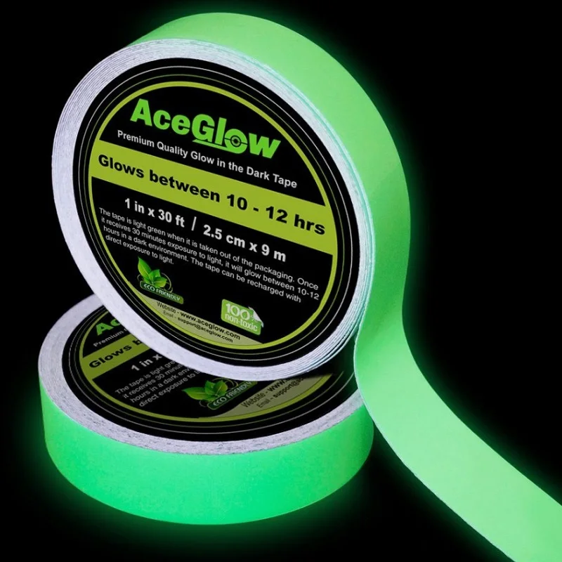 Play 6 Types Glow Tape Self-adhesive Sticker Luminous Tape Glow In The Dark Stri - £22.91 GBP