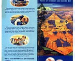 Chevron Oil Points Interest and Touring  Map of Arizona 1949 Gousha - £19.85 GBP