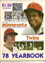 1978 Minnesota twins yearbook Carew - $43.46