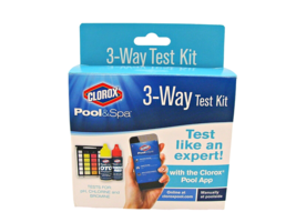 Clorox Pool and Spa 3 Way Test Kit Water Test for pH Chlorine and Bromine NIOB - £7.74 GBP