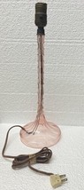  Pink Depression Boudoir Vanity Lamp, Single 16” - $197.99