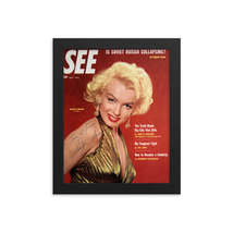 Marilyn Monroe signed magazine cover Reprint - £58.85 GBP