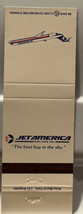 Jet America the Best Buy in the Sky Long Beach DFW Chicago Matchbook Cover - $5.89