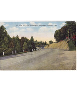 CALIFORNIA The New San Jose - Santa Cruz Scenic Highway -1950s vintage p... - $4.95