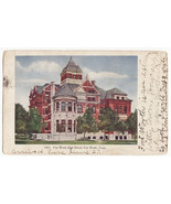 Fort Worth TX ~ High School Building 1907 embossed UDB vintage Texas pos... - £4.70 GBP