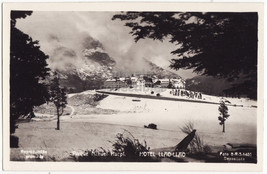 Argentina, Patagonia, Nahuel Hu API, Hotel Llao Llao c1940s Real Photo Postcard - £9.55 GBP