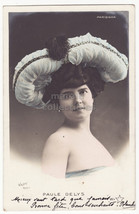 Paule Delys~Paris Music Hall Belle Epoque Beautiful Woman~1903 Walery Postcard - £6.31 GBP