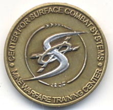 Center For Surface Command Systems Mine Warfare Training Center Challenge Coin - £4.73 GBP