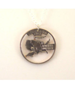Louisiana State, Cut Out Coin Jewelry, Necklace and Pendant - $23.49