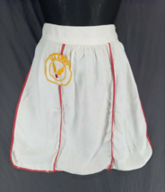 VTG WW2 US Army Air Forces Patch Kitchen Cooking White Red Half Apron Waist Tie - £34.06 GBP