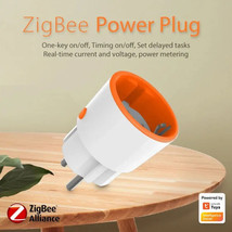 Tuya Smart Zigbee 3.0 Power Plug 16A EU Outlet Work With Alexa And Tuya Hub - £17.13 GBP