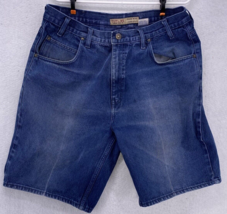 Cutline Shorts Mens Size 38 Jean Wear Blue Vintage Medium Wash Hi Rise 5... - $24.74