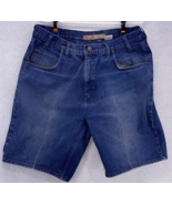 Cutline Shorts Mens Size 38 Jean Wear Blue Vintage Medium Wash Hi Rise 5... - £19.56 GBP