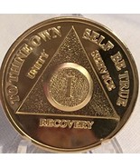 AA Coin (Alcoholics Anonymous) Recovery Medallion Anniversary/Birthday G... - $15.99
