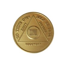 28 Year Bronze AA (Alcoholics Anonymous) - Sober / Sobriety / Birthday /... - £2.35 GBP