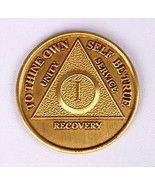12 YEAR Bronze MEDT - AA Recovery Medallion / Coin - Anniversary or Birt... - £2.39 GBP
