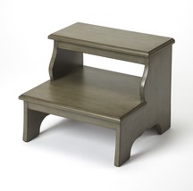 Handcrafted Silver Satin Step Stool - $5,732.24 MXN