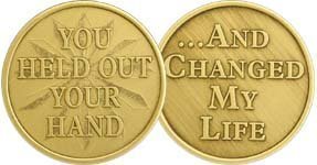 You Held Out Your Hand - Bronze AA (Alcoholics Anonymous) -ACA-AL-ANON - Sobe...
