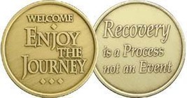 Welcome Enjoy the Journey - Bronze AA (Alcoholics Anonymous) -ACA-AL-ANON - S... - £2.34 GBP