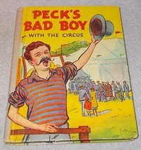 Peck&#39;s Bad Boy with the Circus 1939 Vintage Children&#39;s Book Mc Loughlin - £11.72 GBP