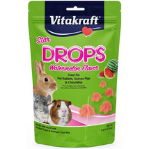 [Pack of 4] Vitakraft Star Drops Watermelon Flavor Treat for Rabbits, Guinea ... - £33.94 GBP