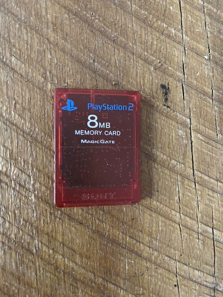 Sony PlayStation 2 8MB Memory Card - MagicGate - Sony - Red PS2 Genuine ... - $7.52